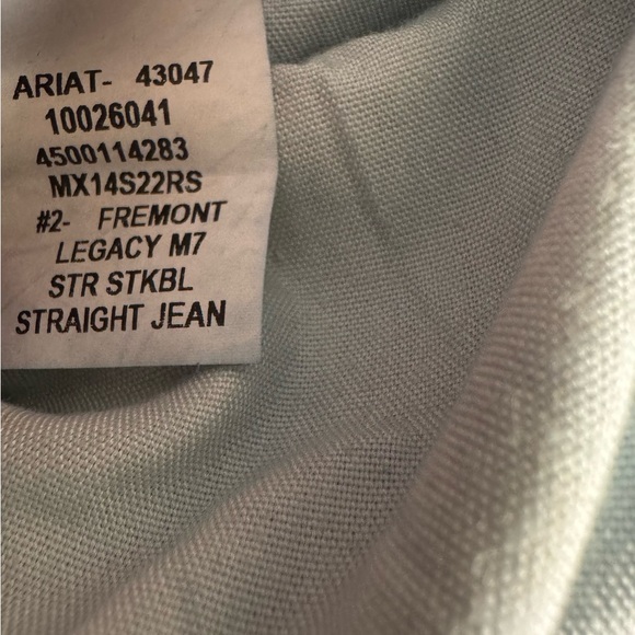 Ariat M7 Stretch Legacy Stackable Straight Leg Jean 32x30 Fremont - Picture 6 of 6